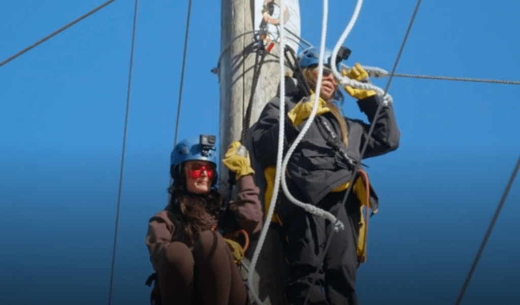 Lisa Barlow Mary Cosby ropes course